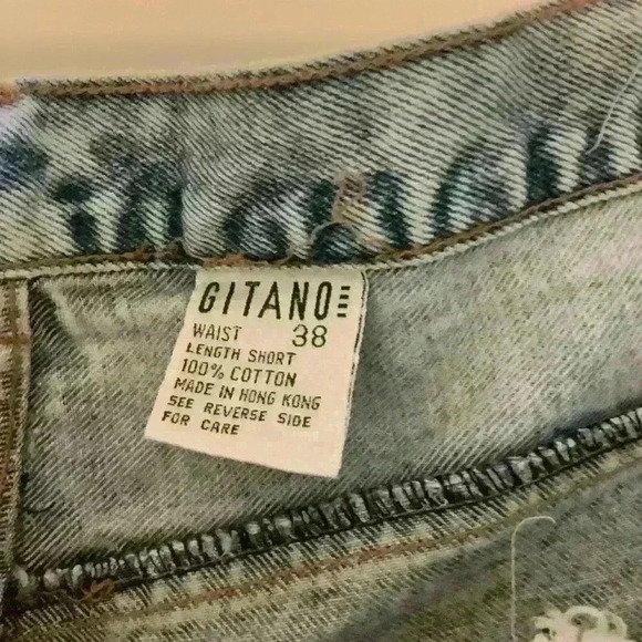 Vintage High Waist 80’s 90s Jeans with Rodeo themed patches - Picture 3 of 6